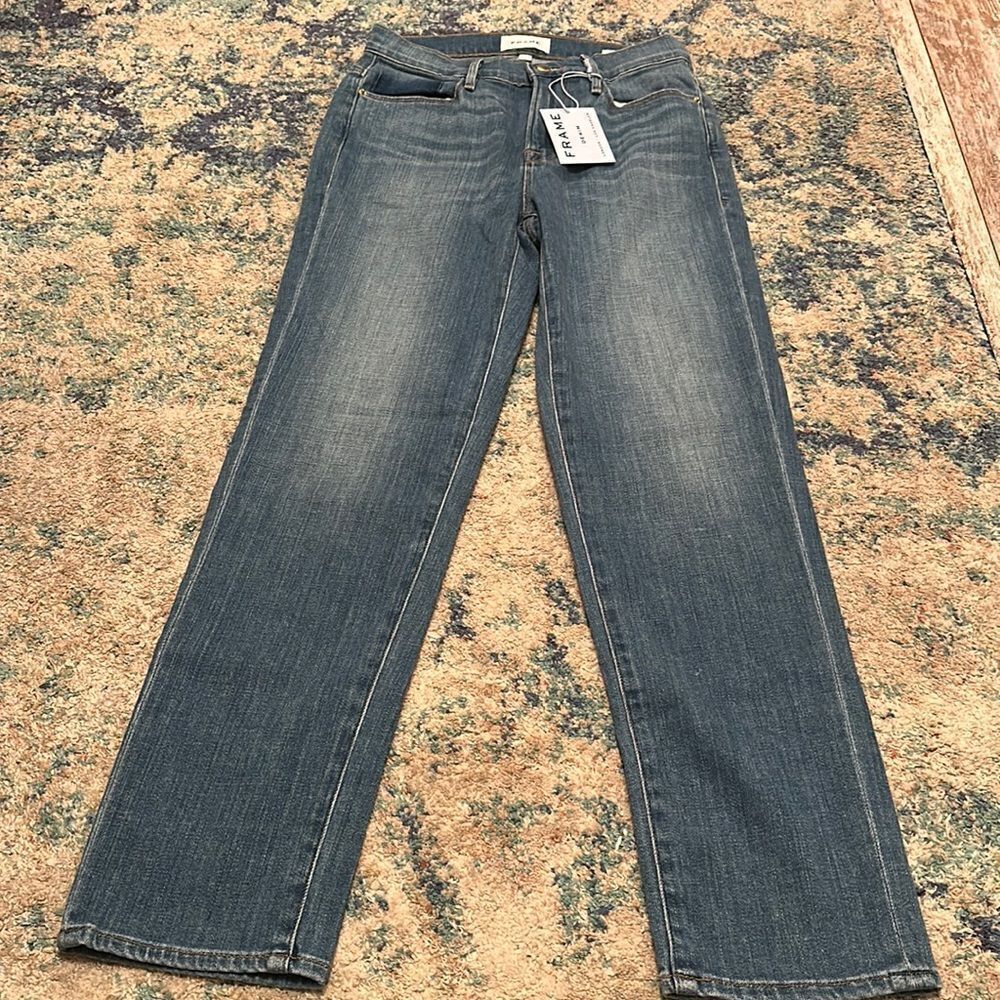NWT Frame Denim Le Nouveau Straight Jeans size 27 “MOM JEANS”